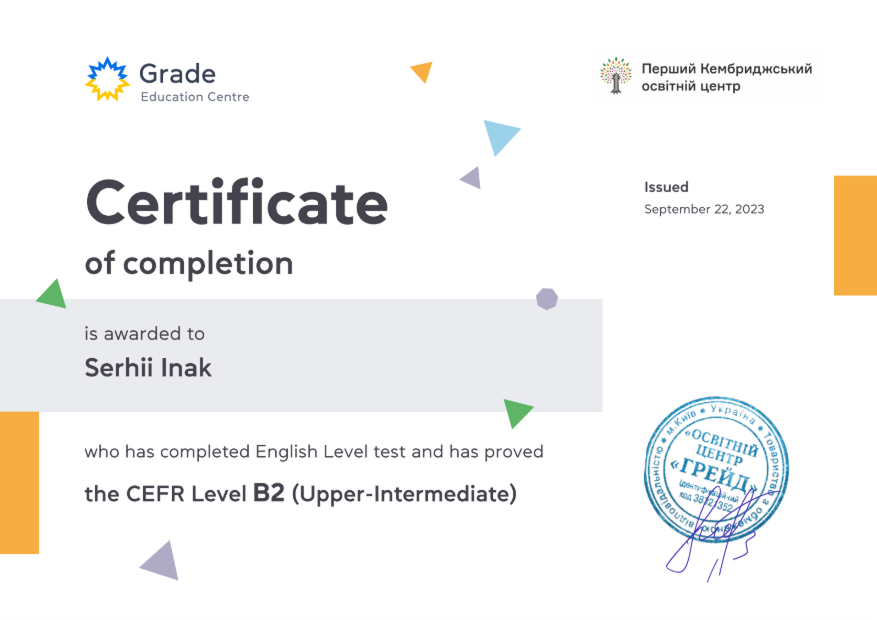 CEFR Level B2