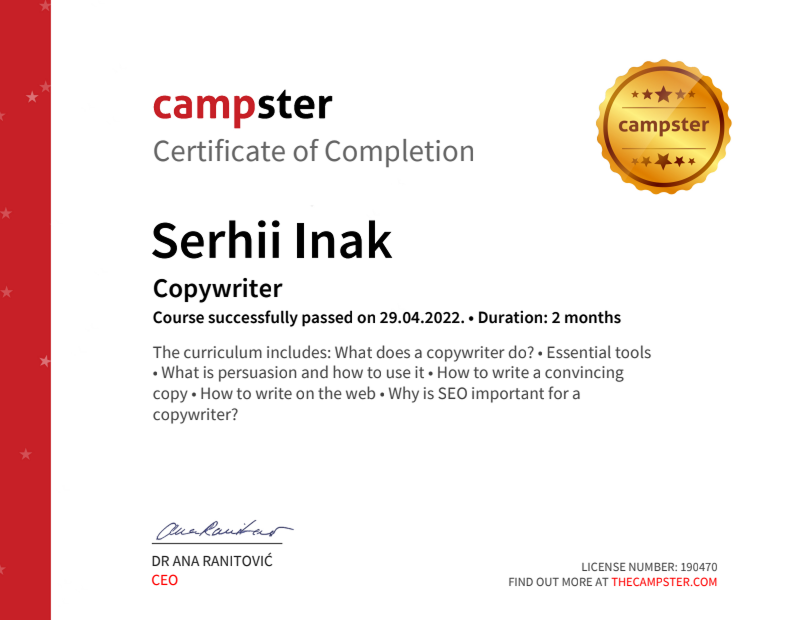 Copywriter