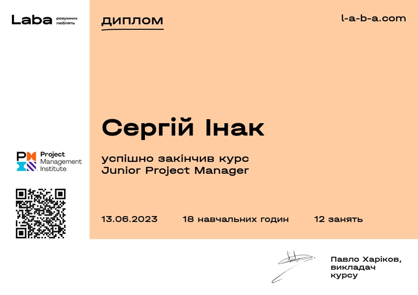 Junior Project Manager