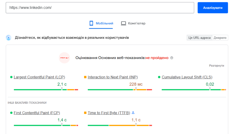 Google PageSpeed Insights